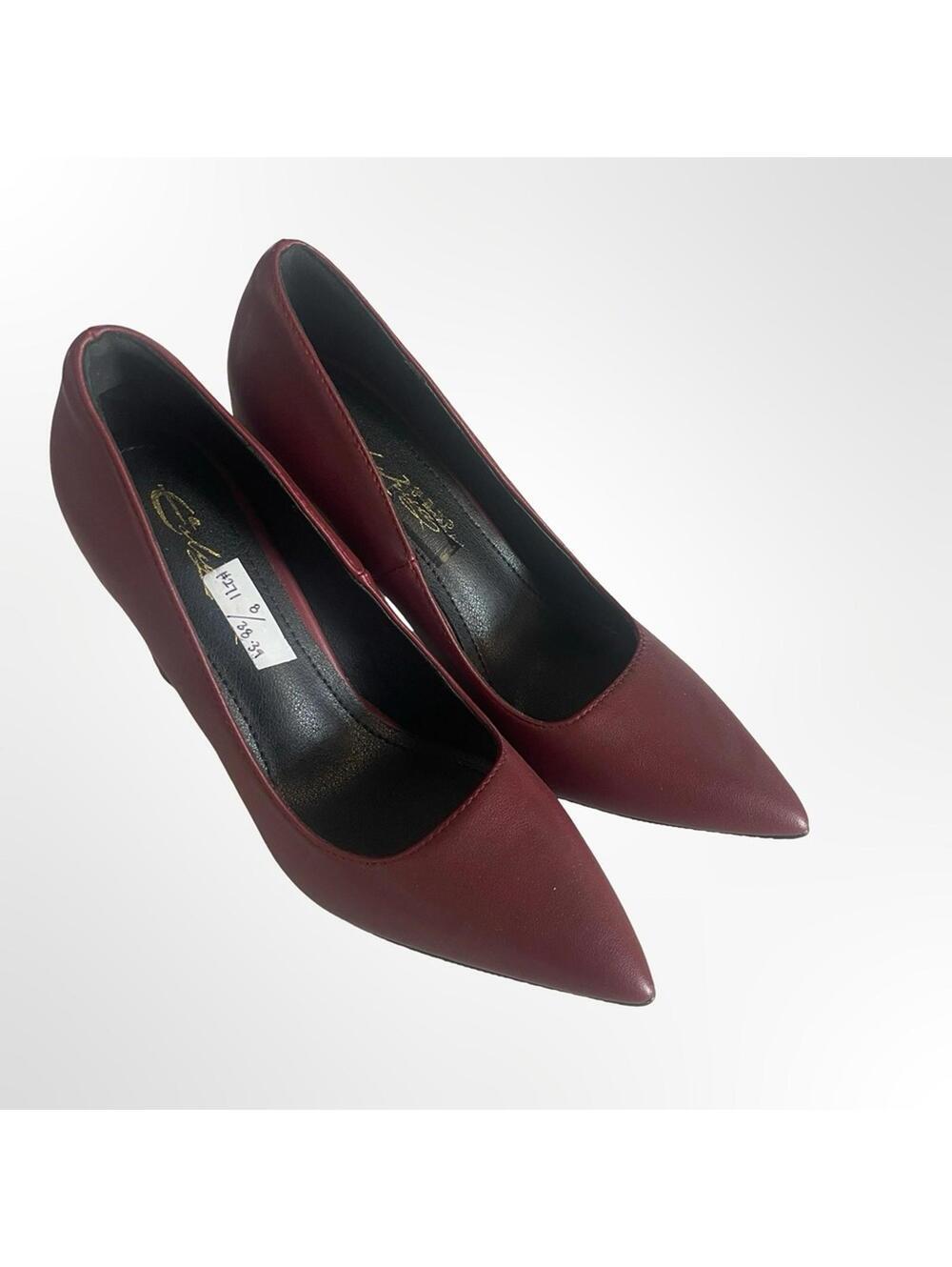 Women's Pointed Toe Pumps in Burgundy size 8